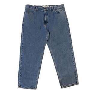 Harley Davidson Biker Jeans Mens 42x30 Blue Relaxed Fit Denim Motorcycle PantPs
